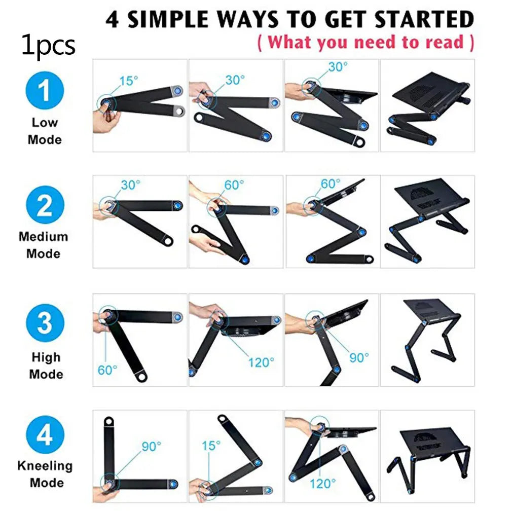 Aluminum Alloy Laptop Table Folding Notebook Desktop Stand