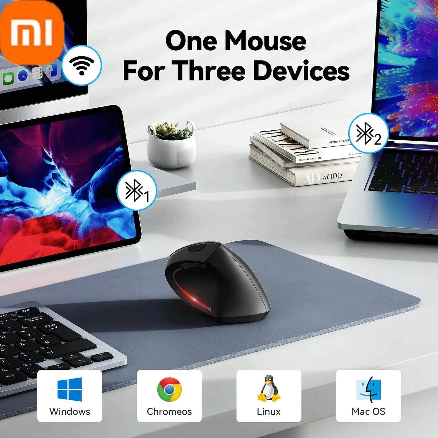 XIAOMI Ergonomic Mouse Wireless Bluetooth