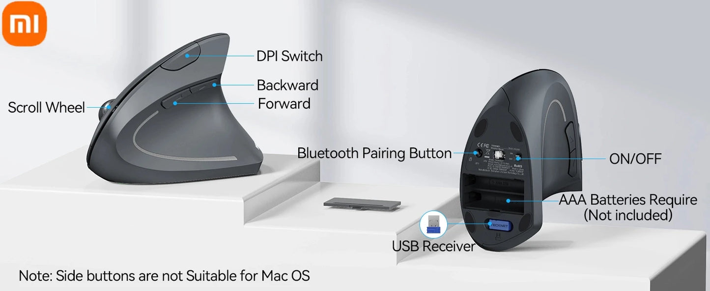 XIAOMI Ergonomic Mouse Wireless Bluetooth