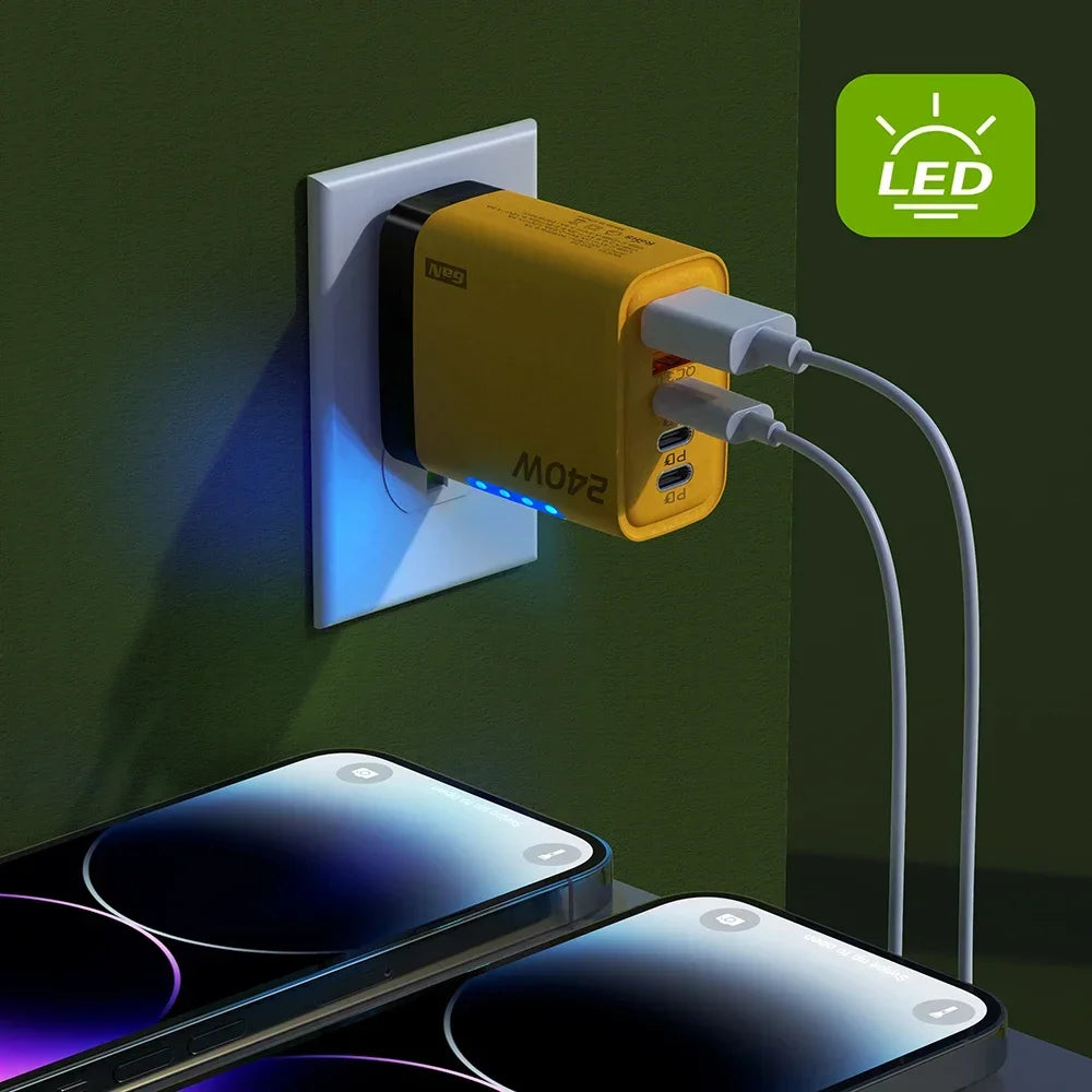 5 Ports USB C PD Charger Quick Charge