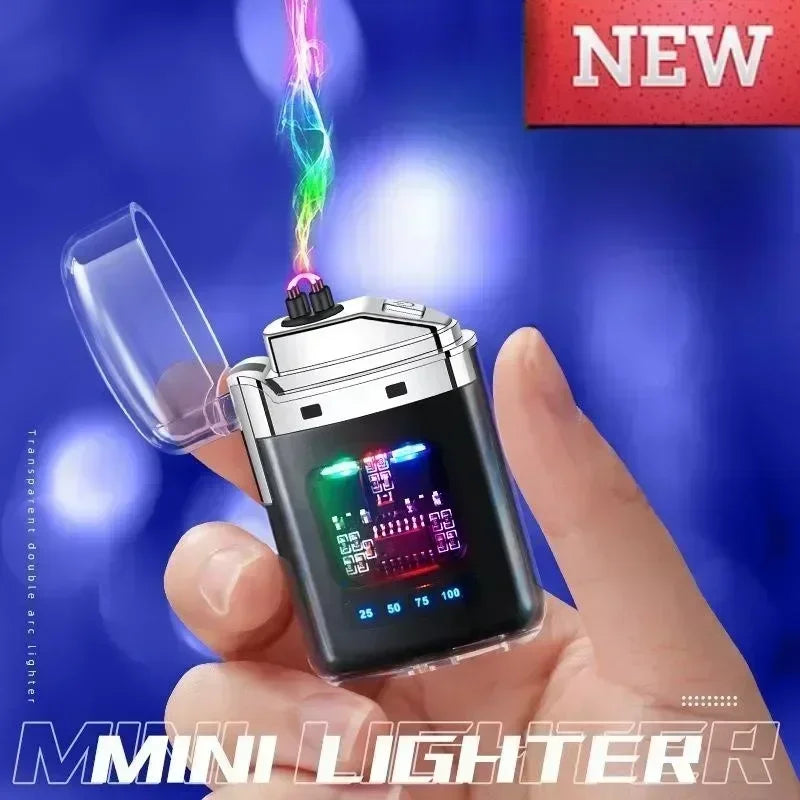 Electric Double Arc USB Rechargeable Lighter Plasma