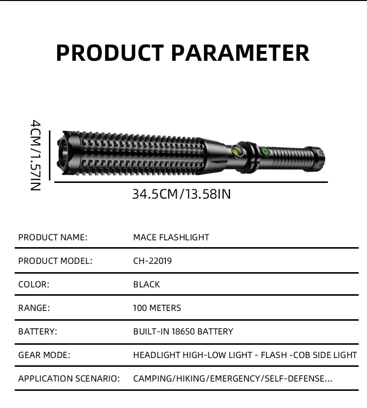 Wolf Tooth Lamp Rod Strong Light Charging Outdoor
