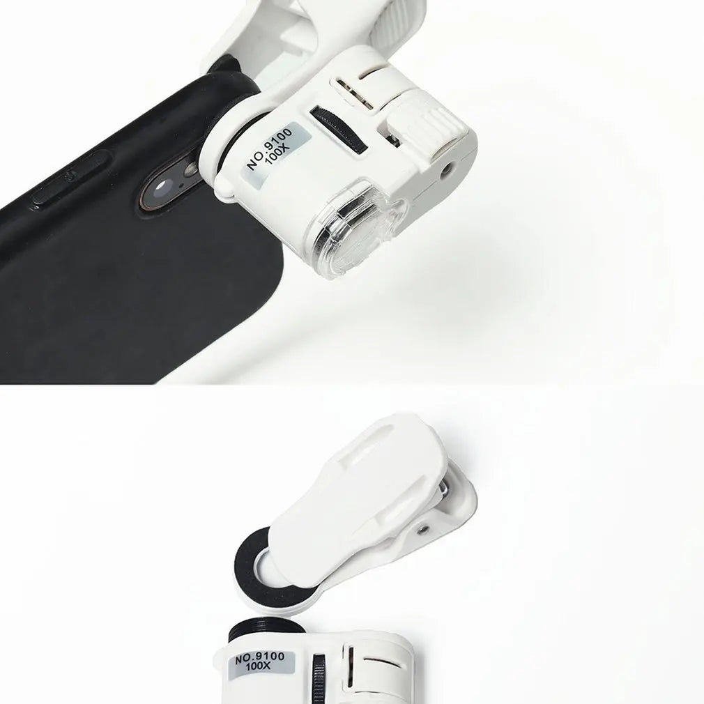 Magnifier 100X Mini Microscope Mobile Phone