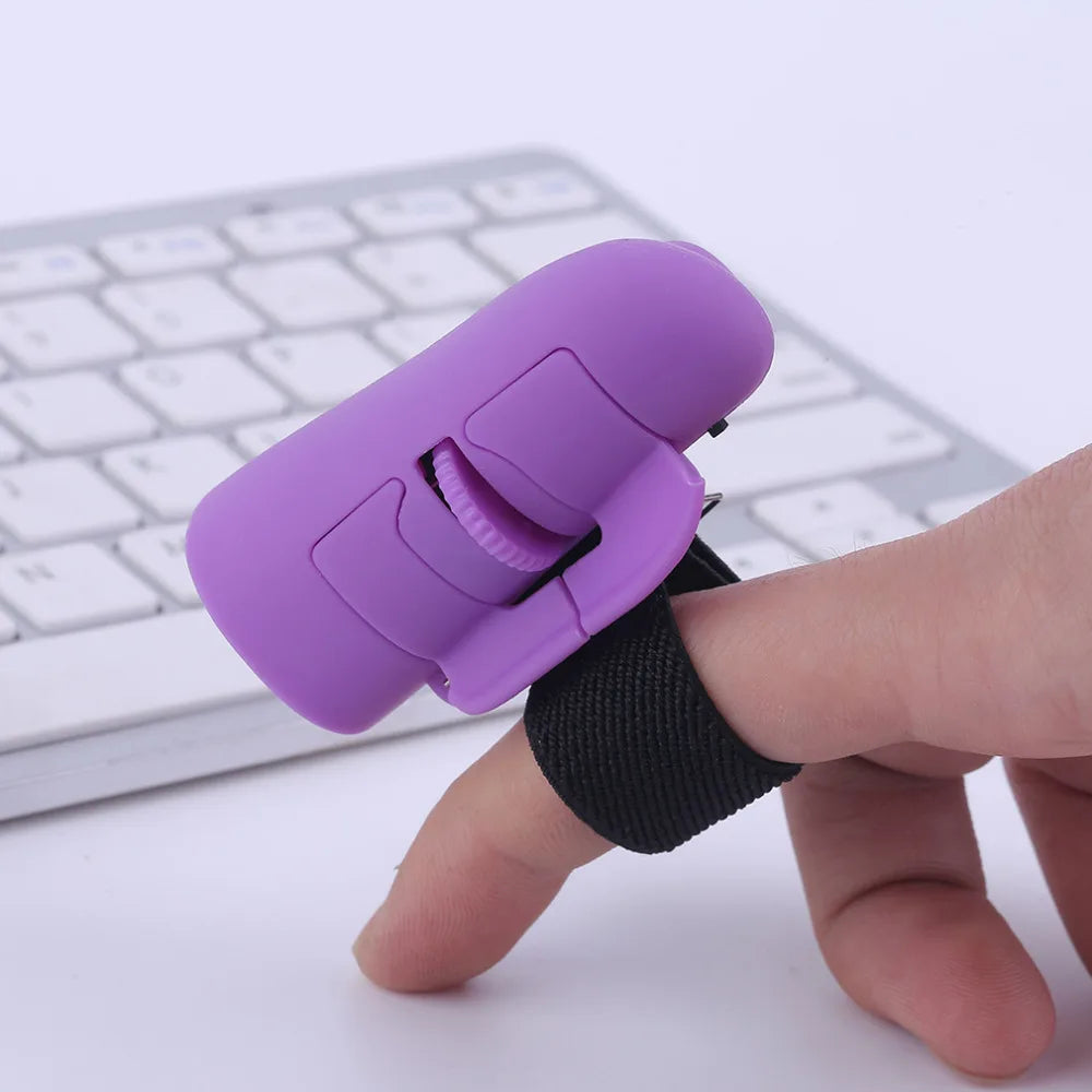 Universal 2.4GHz USB Wireless Finger Rings Optical Mini Mouse