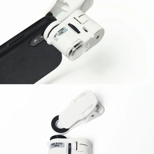 Magnifier 100X Mini Microscope Mobile Phone