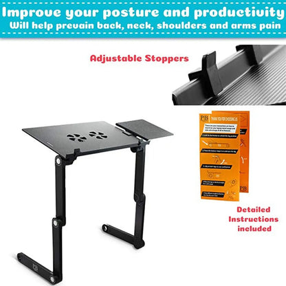 Aluminum Alloy Laptop Table Folding Notebook Desktop Stand