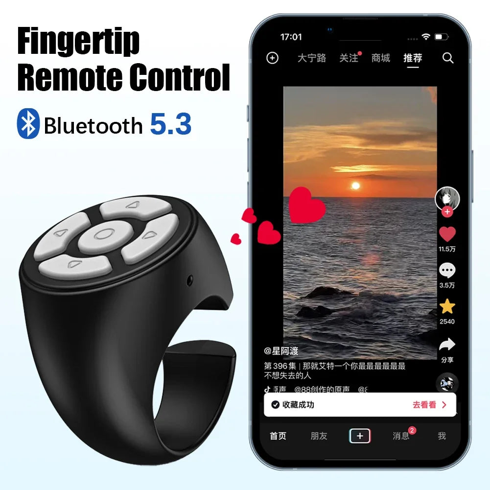 Scrolling Ring Wireless Finger Shutter Remote Control