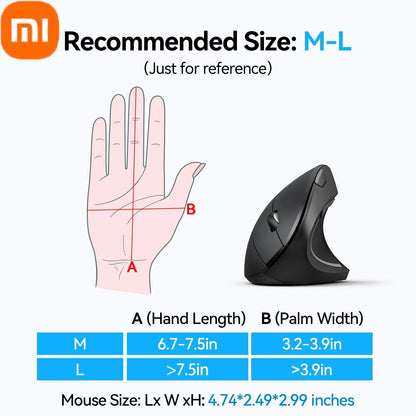 XIAOMI Ergonomic Mouse Wireless Bluetooth